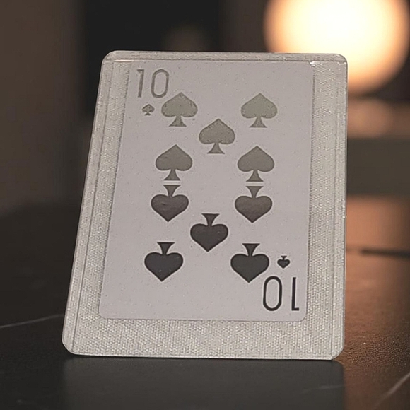 Dior JOY Playing Card 10 of Spade Design - Picture 1 of 4